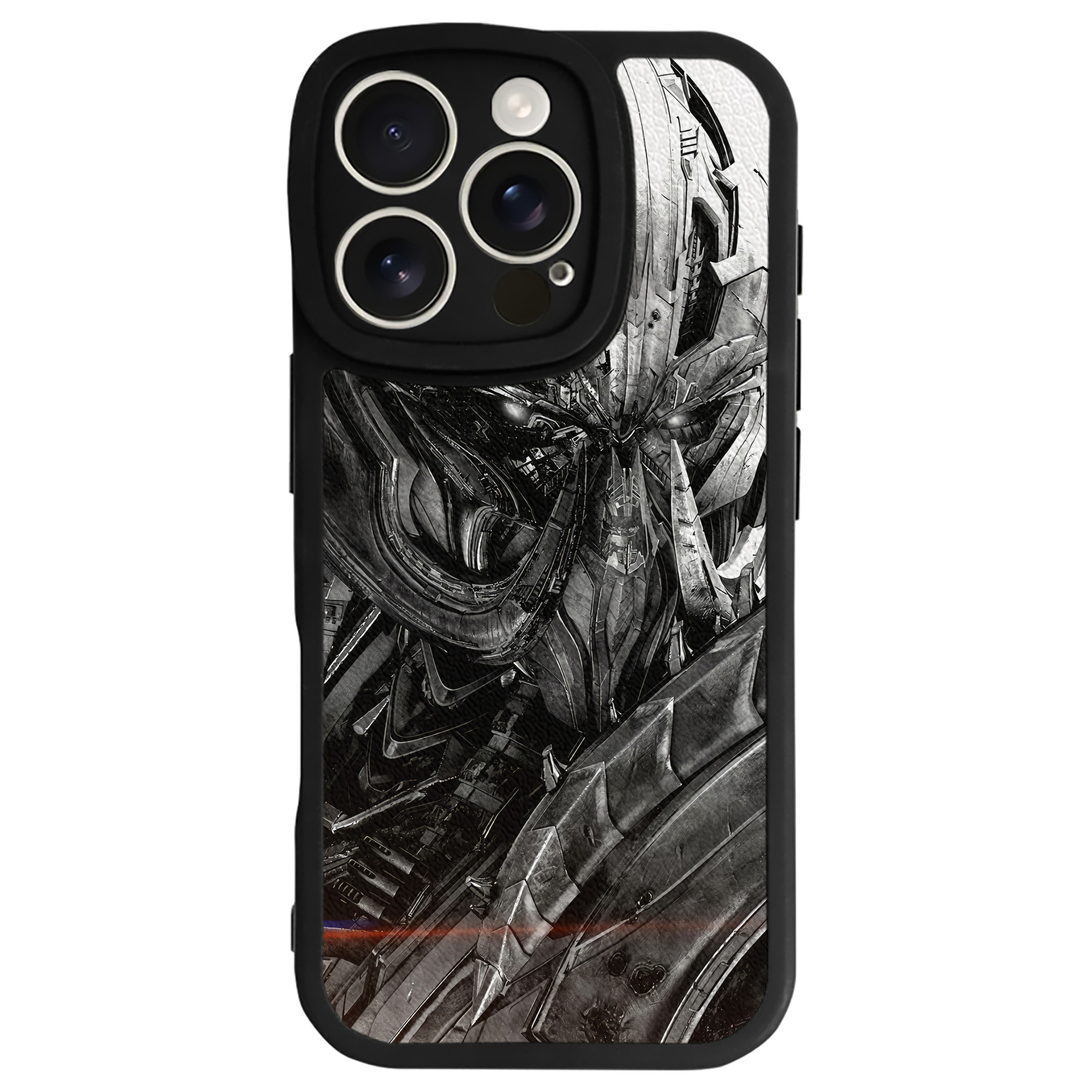 （画像用） Transformers トランスフォーマー 【iPhone 16シリーズ対応】シリコンスマホケース（レザー調） 材質：シリコン